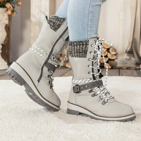 Bottes d'hiver pour femmes imperméables et isolantes 5