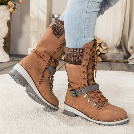 Bottes d'hiver pour femmes imperméables et isolantes 6