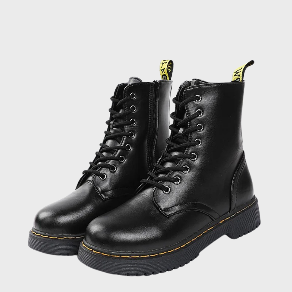Bottes de Combat pour Femmes avec Fermeture Éclair Latérale 0