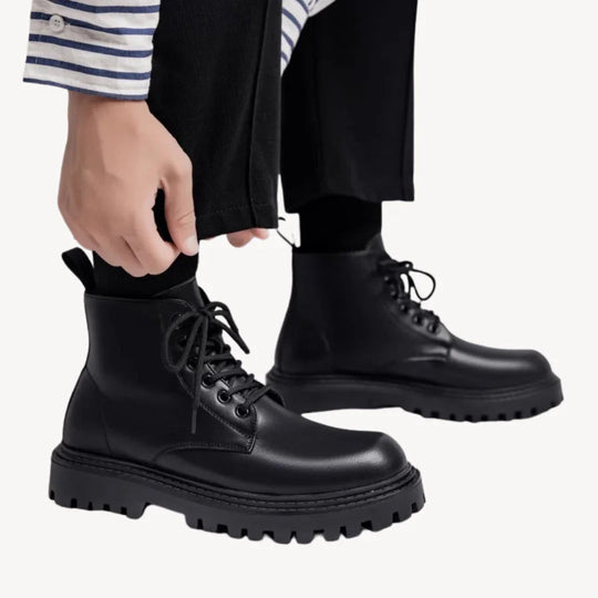 Bottes de Combat pour Hommes Style Audacieux 3