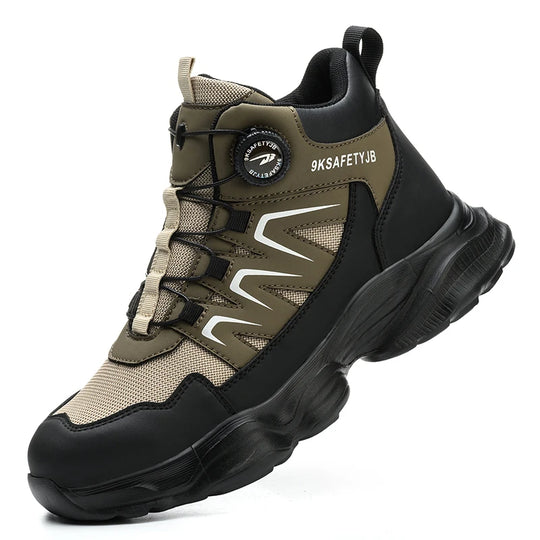 Bottes de Sécurité Homme Antidérapantes avec Protection Acier 9