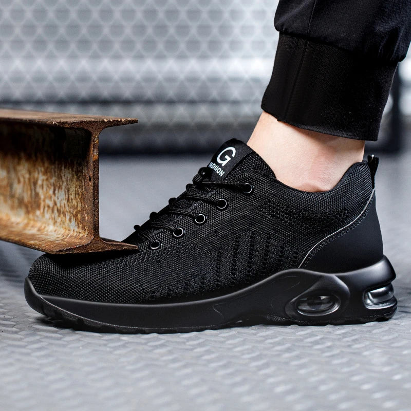 Bottes de Sécurité Homme Robustesse Avec Capuchon en Acier 3
