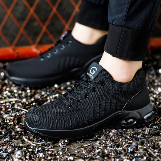 Bottes de Sécurité Homme Robustesse Avec Capuchon en Acier 5