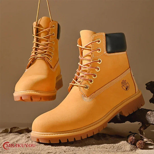 Bottes montantes pour hommes et femmes, idéales pour les activités de plein air, avec semelle robuste. 6