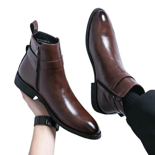 Bottes pour Hommes en Cuir Chic 0