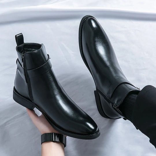 Bottes pour Hommes en Cuir Chic 2