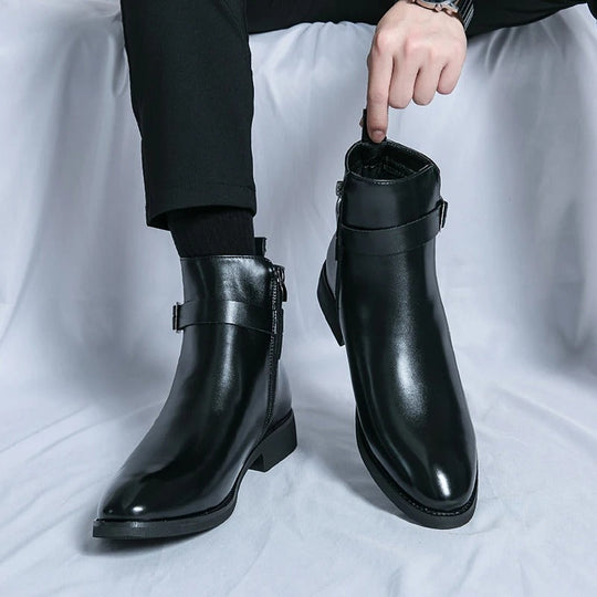 Bottes pour Hommes en Cuir Chic 3