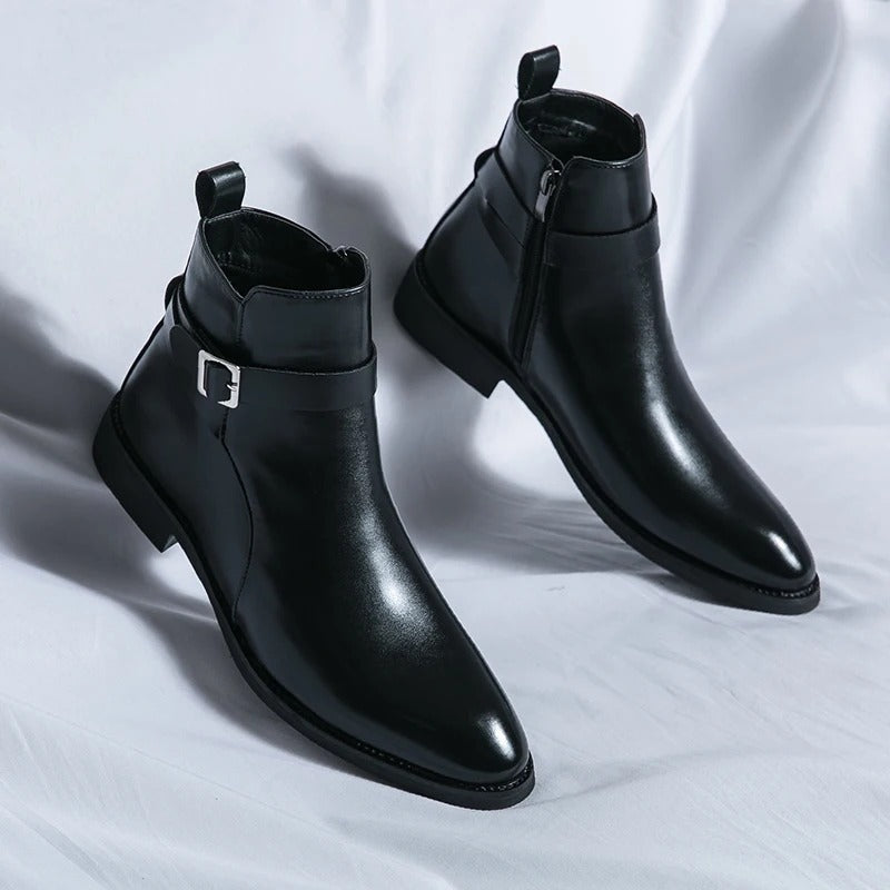 Bottes pour Hommes en Cuir Chic 4