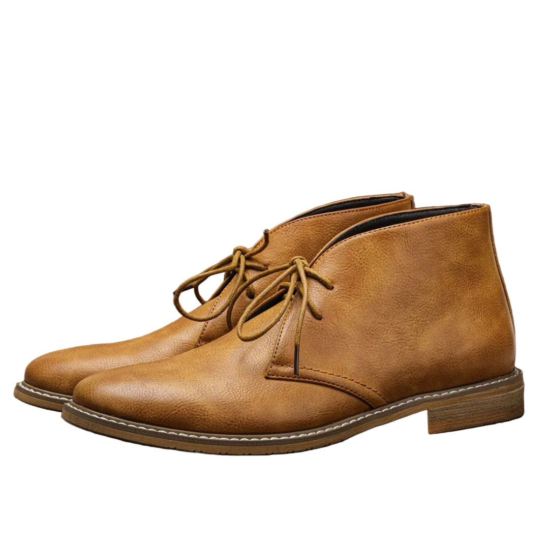Bottes pour hommes Chukka en cuir 0