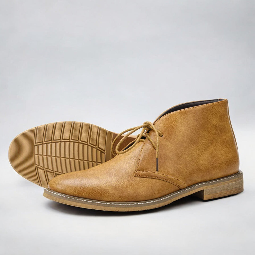 Bottes pour hommes Chukka en cuir 3