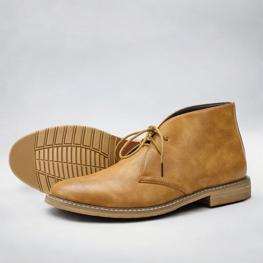 Bottes pour hommes Chukka en cuir 3