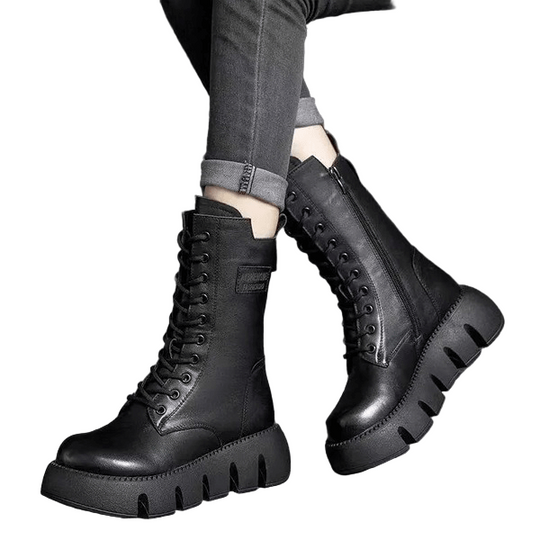 Bottines Femme Mi-Hautes Chic 0