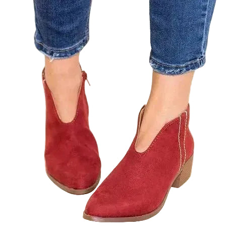 Bottines Femme avec Zip Latéral Design Moderne 0