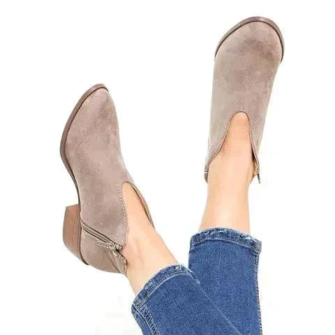 Bottines Femme avec Zip Latéral Design Moderne 3
