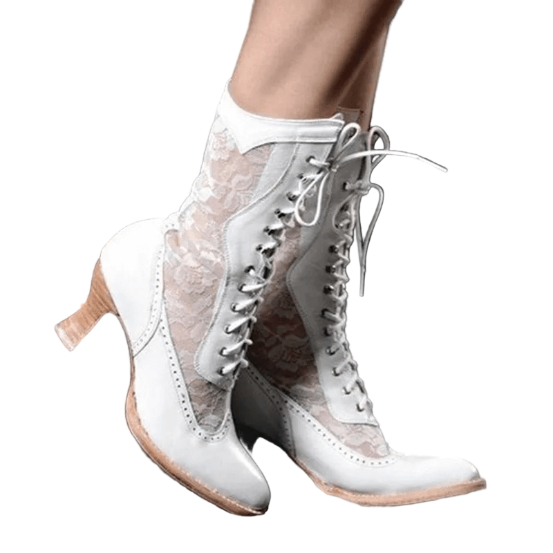 Bottines Vintage pour Femmes Chic 0