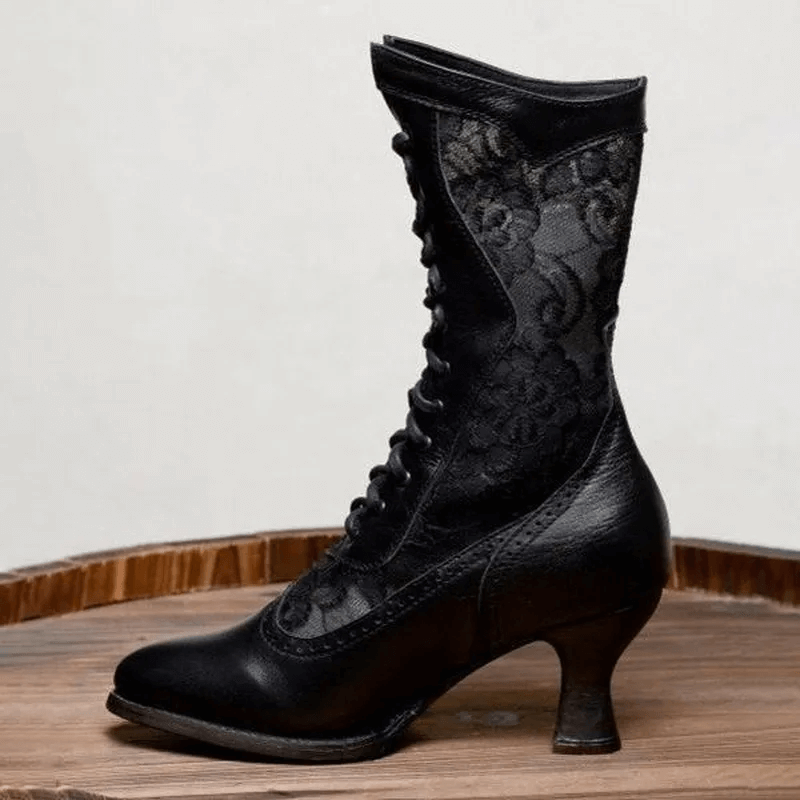 Bottines Vintage pour Femmes Chic 1