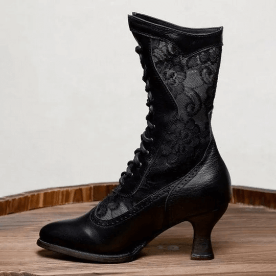 Bottines Vintage pour Femmes Chic 1
