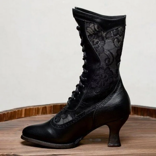 Bottines Vintage pour Femmes Chic 4