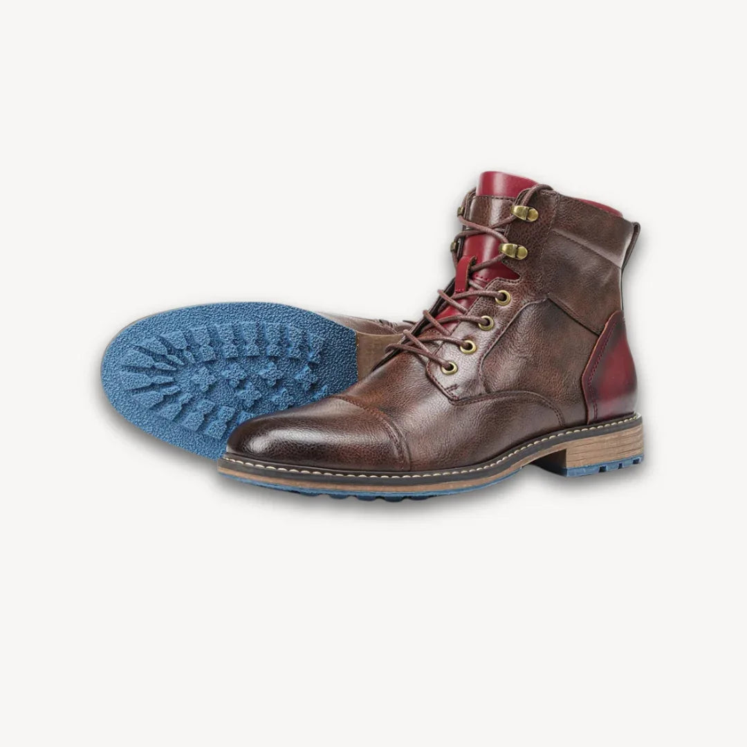 Bottines pour hommes en cuir décontractées 1