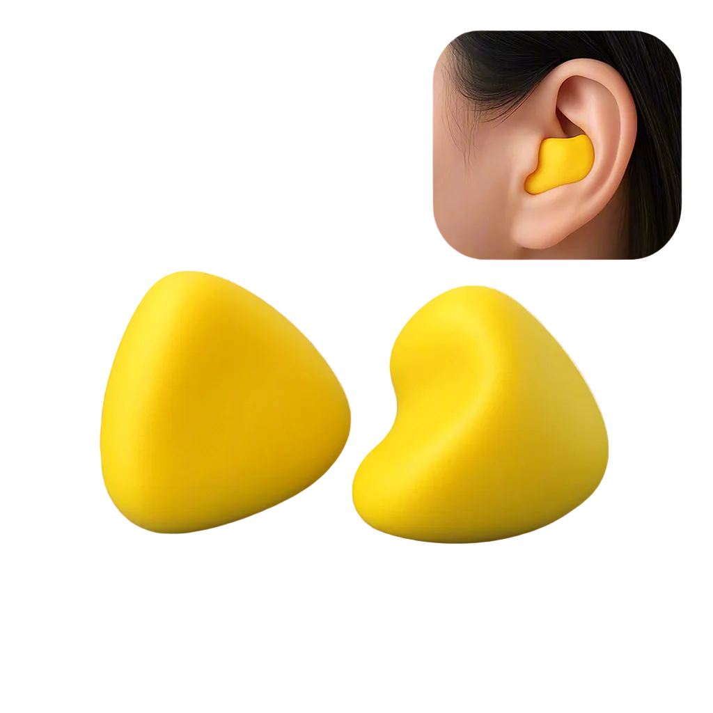 Bouchons d'Oreilles Anti Bruit Confortables pour Dormir et Voyager 0