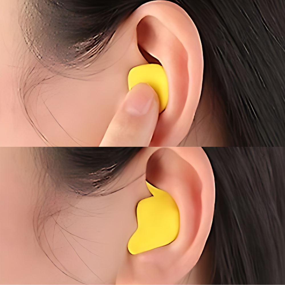 Bouchons d'Oreilles Anti Bruit Confortables pour Dormir et Voyager 1