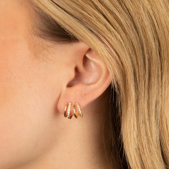 Boucle D'Oreille Femme Torsadée Chic 3