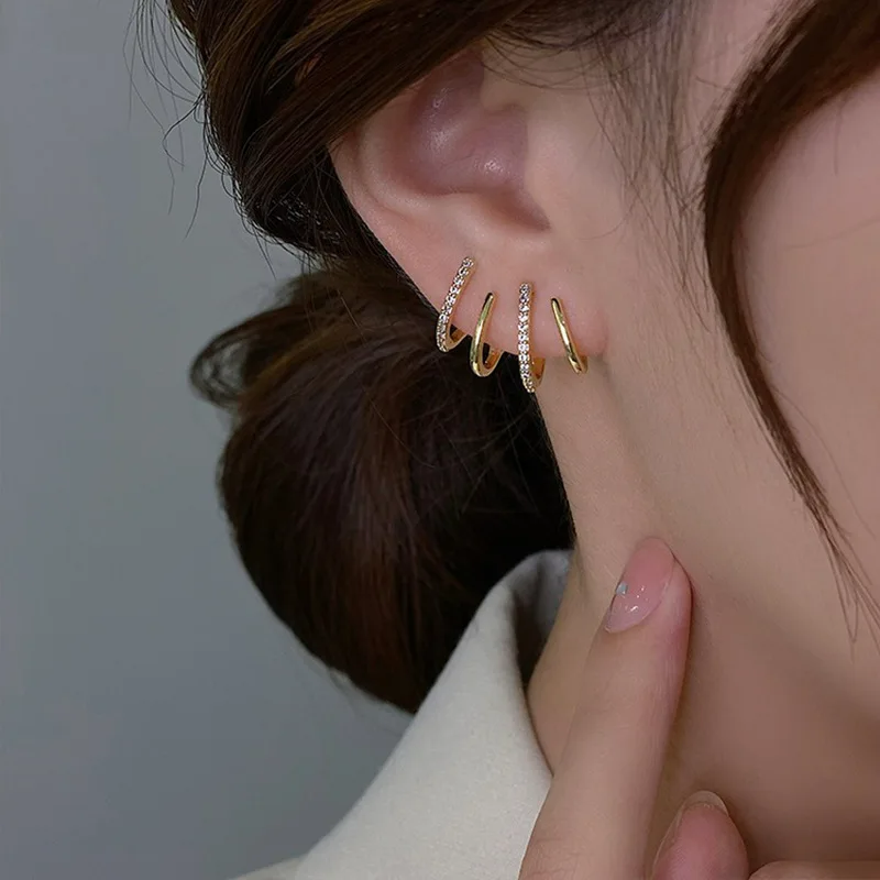 Boucle D'Oreille Femme Torsadée Chic 4