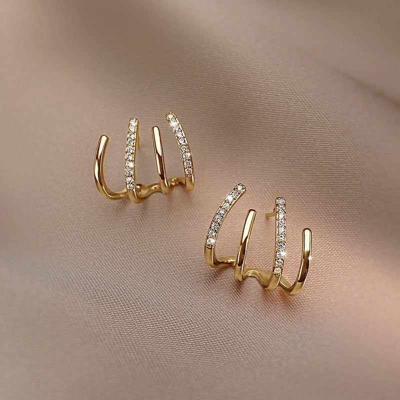 Boucle D'Oreille Femme Torsadée Chic 7