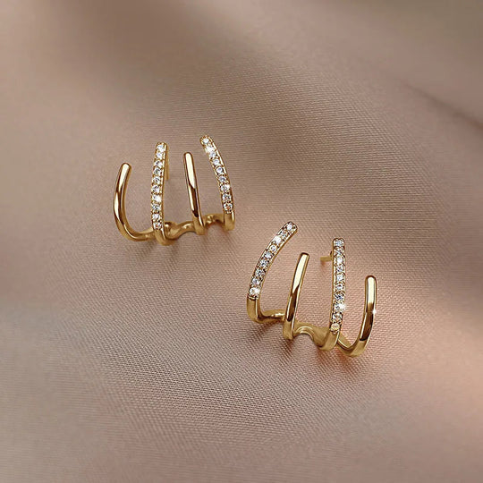 Boucle D'Oreille Femme Torsadée Chic 7