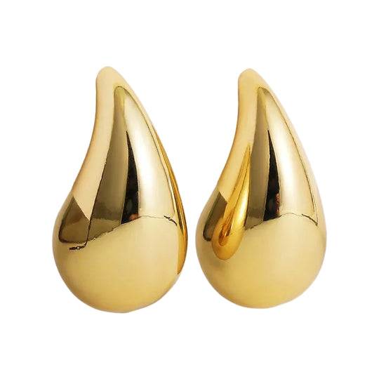 Boucles D'oreilles Pendantes Femme Forme De Larme Brillantes 0