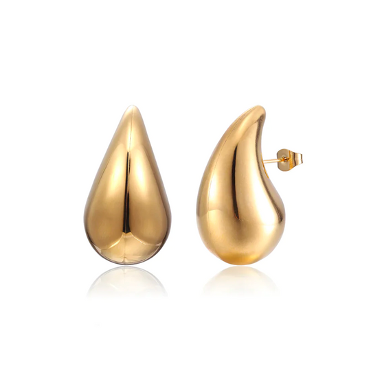 Boucles D'oreilles Pendantes Femme Forme De Larme Brillantes 1