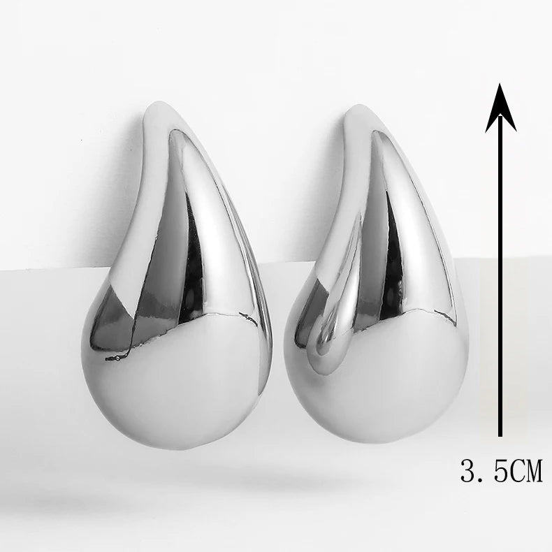 Boucles D'oreilles Pendantes Femme Forme De Larme Brillantes 11