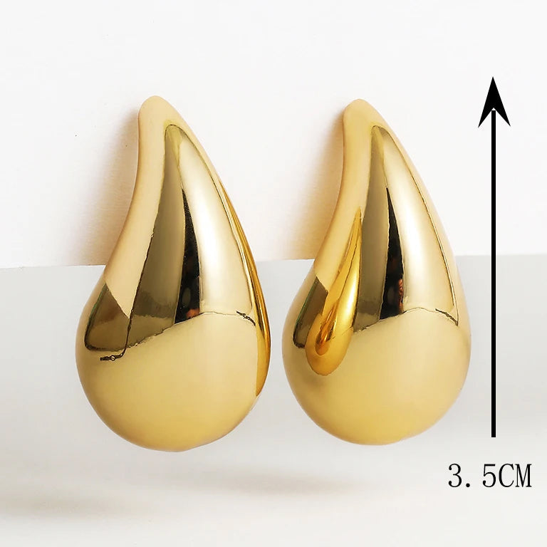 Boucles D'oreilles Pendantes Femme Forme De Larme Brillantes 12