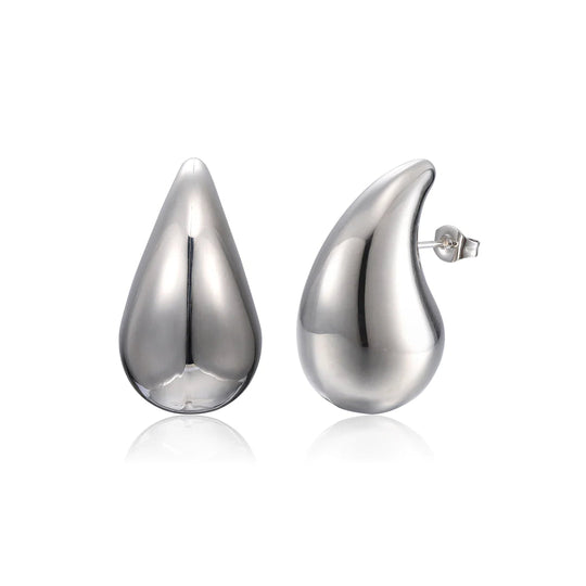 Boucles D'oreilles Pendantes Femme Forme De Larme Brillantes 7