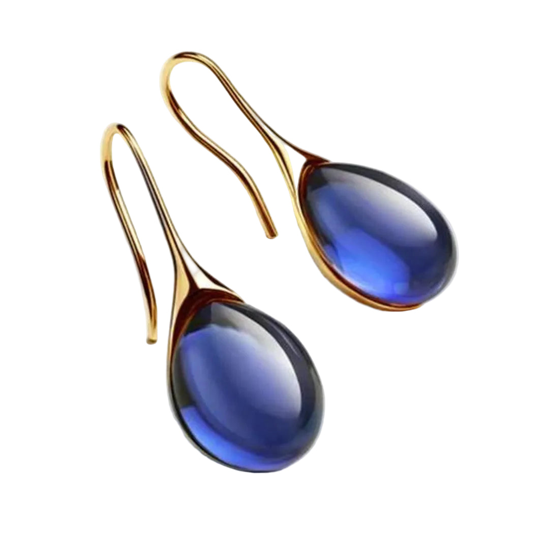 Boucles d'Oreilles Pendantes Femme Design Tendance Goutte 0