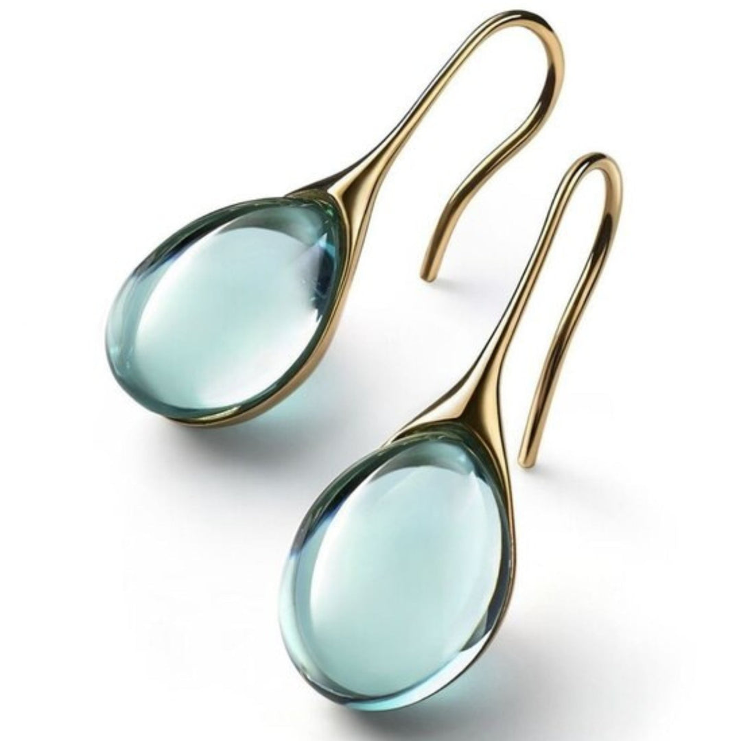 Boucles d'Oreilles Pendantes Femme Design Tendance Goutte 1