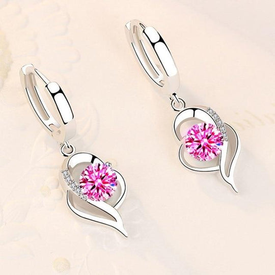 Boucles d'oreilles Femme Zircon Éclatantes 2