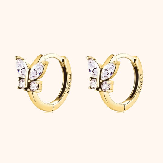 Boucles d'oreilles Papillon en Argent Sterling 2