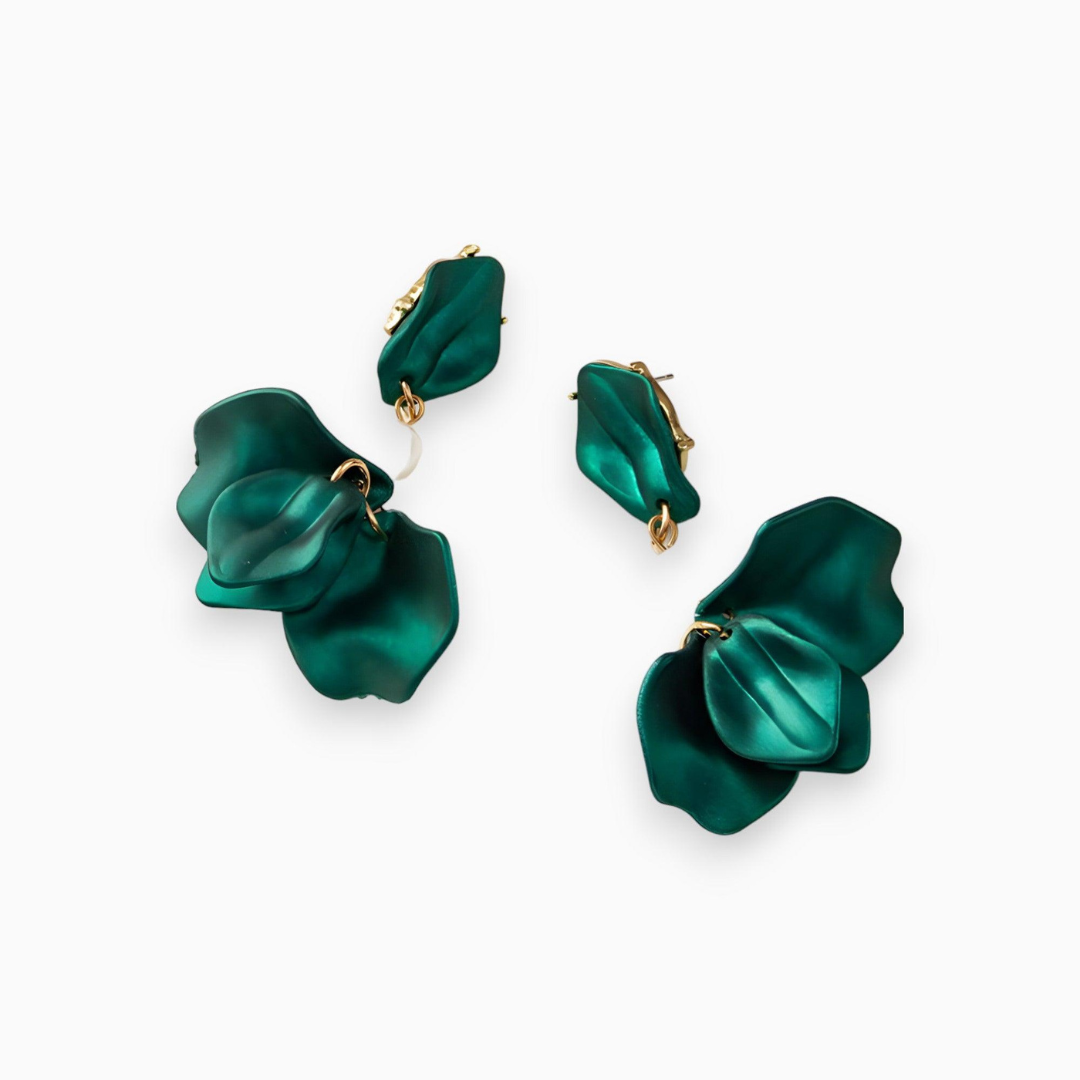 Boucles d'oreilles Pendantes Femme Perles Chic 1