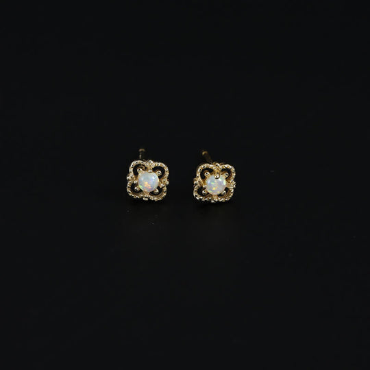 Boucles d'oreilles Vintage Élégantes avec Opale 7