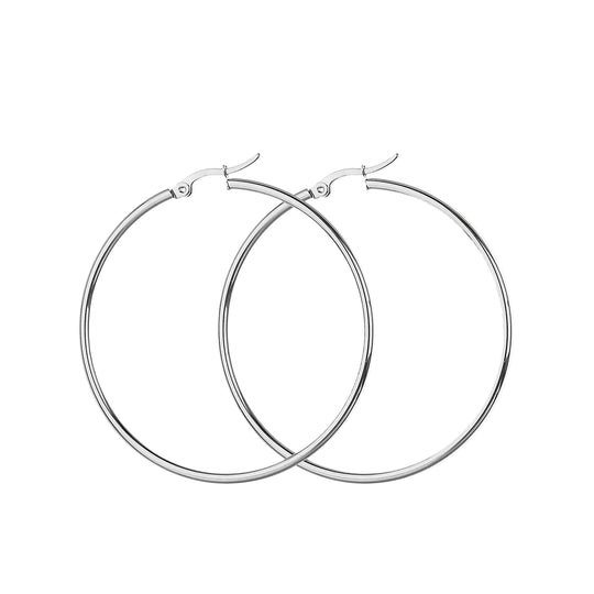Boucles d'oreilles créoles grandes pour femmes 0