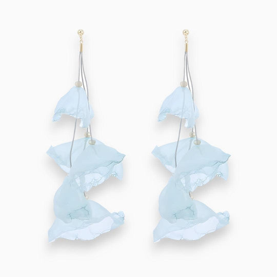 Boucles d'oreilles en forme de tulipe pour femme 4