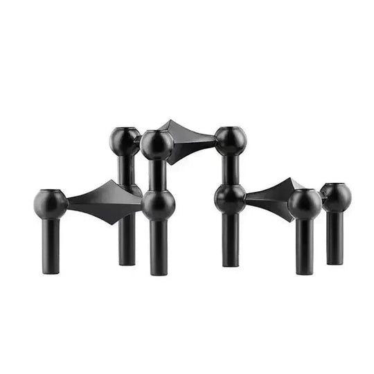 Bougeoir Moderne en Métal Moléculaire pour Décoration Intérieure 10