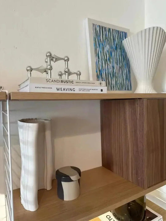 Bougeoir Moderne en Métal Moléculaire pour Décoration Intérieure 3