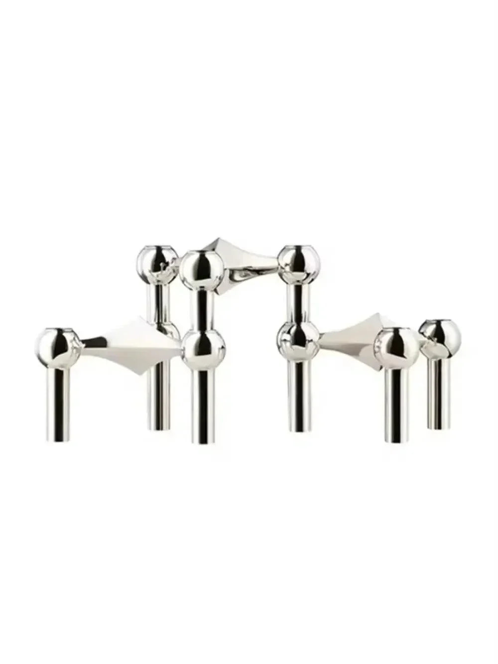 Bougeoir Moderne en Métal Moléculaire pour Décoration Intérieure 5
