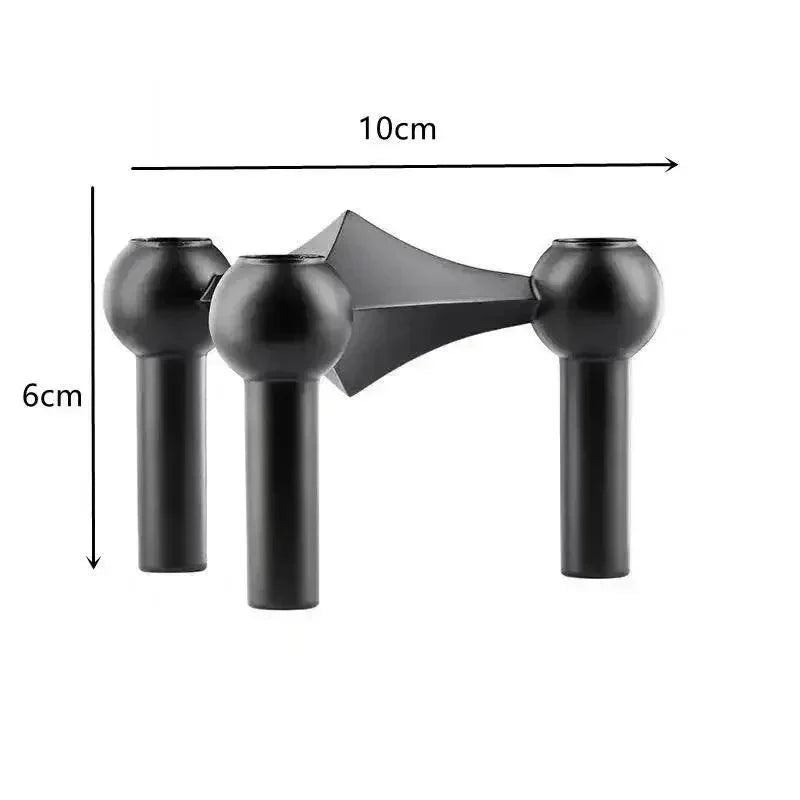 Bougeoir Moderne en Métal Moléculaire pour Décoration Intérieure 8
