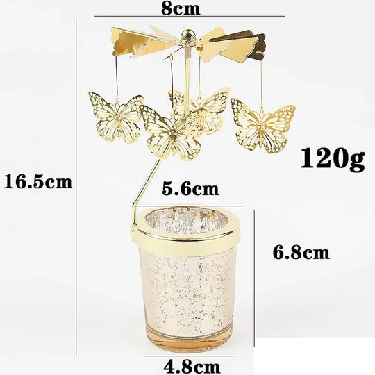 Bougeoir en Métal Élégant pour Décoration Romantique 6