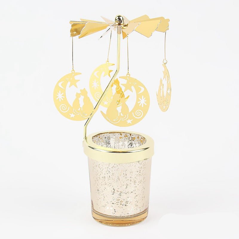 Bougeoir en Métal Élégant pour Décoration Romantique 8