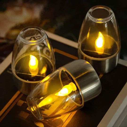 Bougie d'extérieur LED Solaire Décorative 0