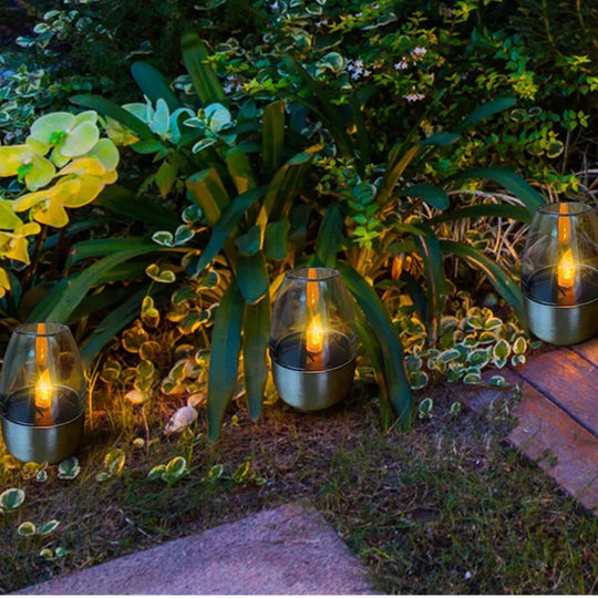 Bougie d'extérieur LED Solaire Décorative 1